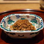 室町 和久傳 - 2022.5 煎り立て胡麻も和えた胡麻和え（蕗の薹、菜の花、椎茸、蕗、独活）