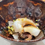 割鮮 入たに - 今日もよろしく　わらびと針いかの下足