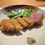 割鮮 入たに - 【 ビフカツ 】（１人前）