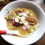 Idouji - 【限定】焦がしにんにく鶏白湯　850円