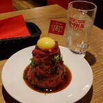 肉×魚×野菜居酒屋 トカチバル 一心 - しほろ牛ローストビーフ丼