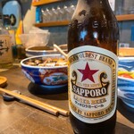 お酒菜 おせい - 赤星 大瓶750円