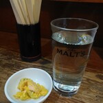 居酒屋 長八 - カボチャサラダと松尾