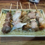 居酒屋 長八 - おまかせ盛り5本