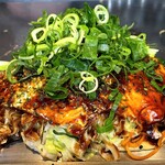 たいのうら - 三次唐麺焼き+ネギ掛け