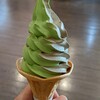 新井園本店 - 【2022/5】ミックスソフトクリーム(抹茶・ほうじ茶)