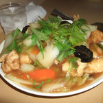 老広東 - 鶏片会飯（鶏肉のうま煮かけご飯）（２００９年６月）