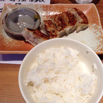 けごんらーめん - 林神龍　けごんらーめん　ラーメンセット　餃子とご飯
