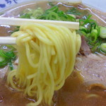 ラーメン大ちゃん - しょうゆラーメン(太陽製麺所製の中細ストレート麺)