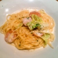 BELON 渋谷店 - チョリソとキャベツのクリームパスタ（みたいな名前だったかな）