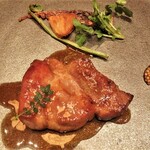 リストランテ カーサ瀬戸内 - 金華豚のソテー　山椒のソース
