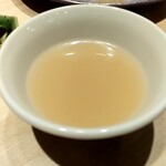 Sakaba Mihamato Kyo - 食後サービスの鰤スープ。