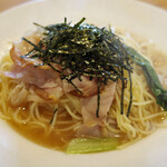 アジル - ドルチェランチ（自家製生ハムの和風スパゲティー）