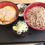 Nadai Fujisoba - かつ丼セット(ざるそば)