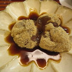 割烹 市川 - 蓮根餅