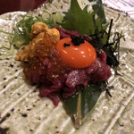 梅田 肉の寿司 かじゅある和食 足立屋 - 