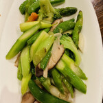 174517550 - 中国野菜と季節野菜の塩炒め