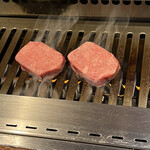 焼肉うしごろ - 厚切り牛タン火入れ