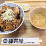 Ganso Butadonya Tonton - 豚バラ丼お肉6枚（元祖豚丼屋 TONTON 旗の台店）