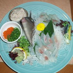 活魚工房八千代丸 - カワハギの姿造り