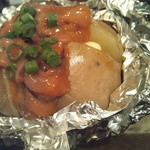 旬鮮炭火焼 獺祭 - じゃがいも塩辛のせ