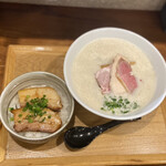 麺家 半蔵 - ぱいたんらぁめん、炙りチャーシュー丼