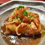 Ji-Cube - 豆腐の蝦子煮込み 揚げた桜海老をのせて