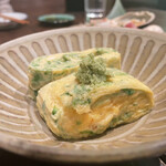 Sakenomidokoro Hanauta - 生海苔とチーズのだし巻き卵