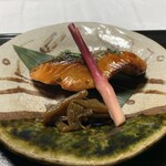 山ばな平八茶屋 - 本鱒の木の芽焼き