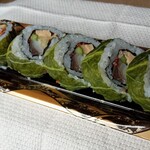 ユニバース - 料理写真:八戸前沖さばの高菜巻￥298円