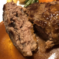 みかわや - ハンバーグから肉汁ドバッと