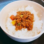 肉汁つけめん イナバ スタイル - カレー肉ごはん