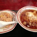 香林 - 炒飯シンプル麺セット1050円（ランチ価格)
