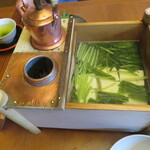 俵屋旅館 - 平野屋さんのお豆腐を使った湯豆腐