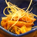 Chaini-Zubaruyuzu Notane - お通し　　豚ミミのピリ辛煮