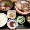 Kisshou - 【本日の限定定食】鯛のかぶと煮定食（お造り・小鉢・香の物・味噌汁・ミニデザート付）1,280円（税込）※御飯（埼玉産コシヒカリ）のお替わり無料