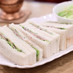 珈琲専門館 伯爵 - ローストビーフサンド セット@税込850円