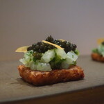 フィエルテ - 佐賀県産 アオリイカ/生海苔アップ