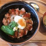 かまど - あか牛丼セット