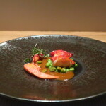 フィエルテ - ブルゴーニュ産 オマールブルー/グリーンピース