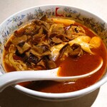 中国大明火鍋城 - ホルモン麺