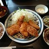 とんかつ濱かつ - 料理写真:浜勝ランチ&牡蠣ふらい