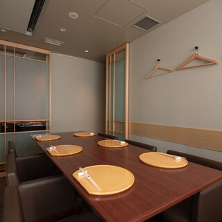 雰囲気の良い個室