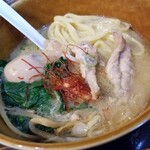 塩そば専門店 桑ばら - せせりの鶏白湯つけそば