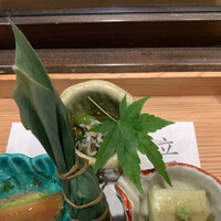日本料理 丸しま - 七味唐辛子（京野菜）の縮緬ジャコ煮