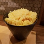 麻婆カレー麺 マーリー軒 - ハーフ ターメリックライス小 