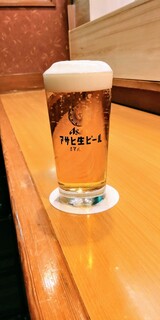 居酒屋 人力車 - アサヒ生ビール　マルエフ