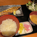 kyuushuuryourisemmontemmotsunabeandobasashisanjikannomihoudaishinjukuremon - ■塩サバ定食¥750