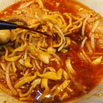 ラーメン二郎 - 赤酢投入～♪