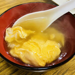 華風料理一芳亭 - 天津飯を少し分けてもらうww